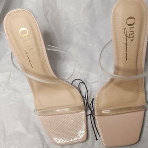 Nude Clear Heels from Forever 21